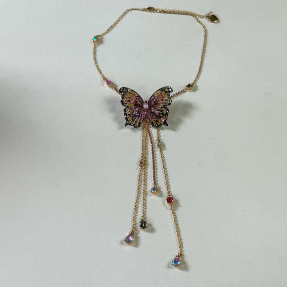 Brand New Betsey Johnson Butterfly Necklace - Picture 7 of 9